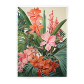 Tropical Floral Photographic Print, Botanical Art, Vibrant Flower Home Decor, Exotic Plant Wall Art, Modern Art Print - Tawshia